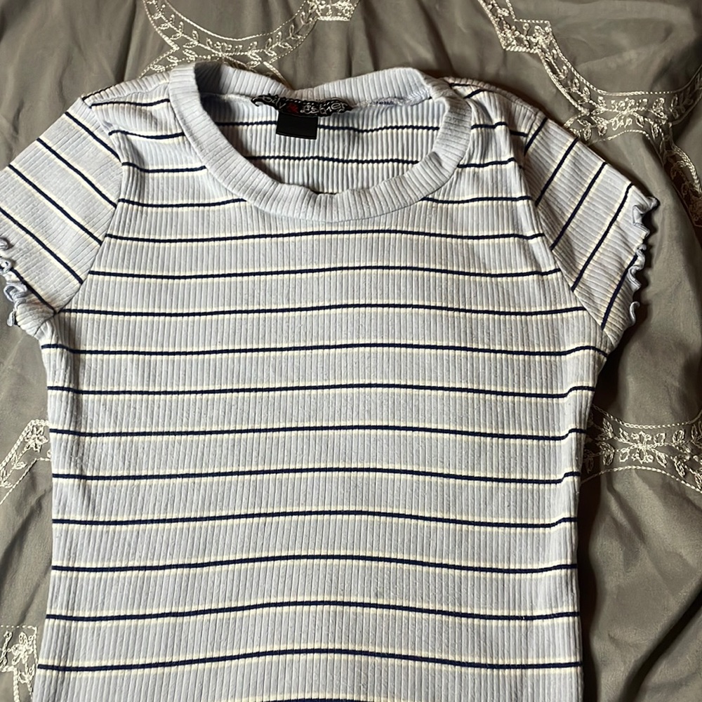 Baby blue skinny top